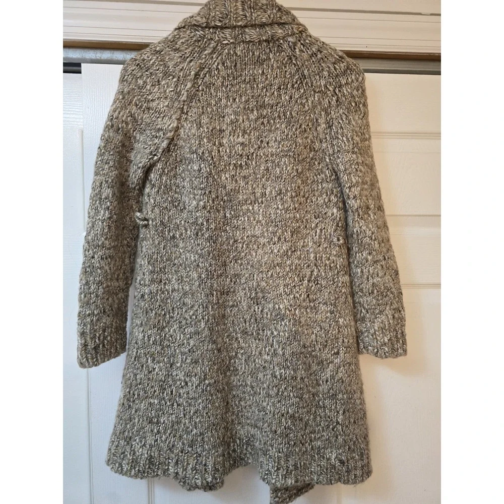 Loft ‎ Cardigan collar SZ Small Classic W/Belt Loops , 49% Wool